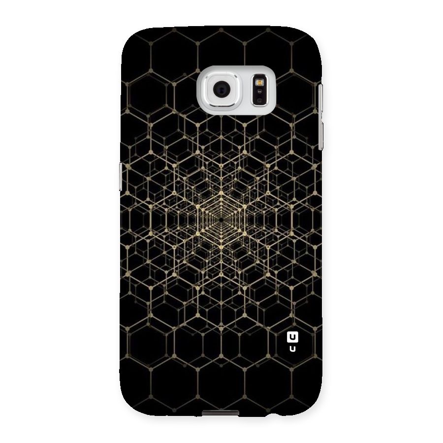 Gold Web Back Case for Samsung Galaxy S6
