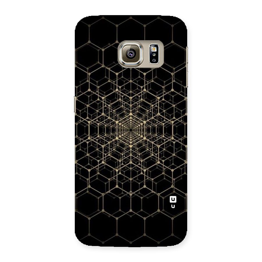 Gold Web Back Case for Samsung Galaxy S6 Edge