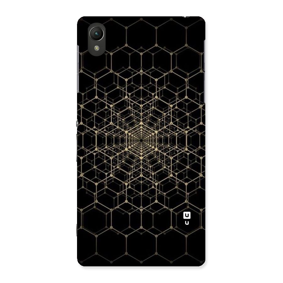 Gold Web Back Case for Sony Xperia Z2