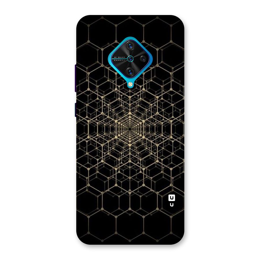 Gold Web Back Case for Vivo S1 Pro
