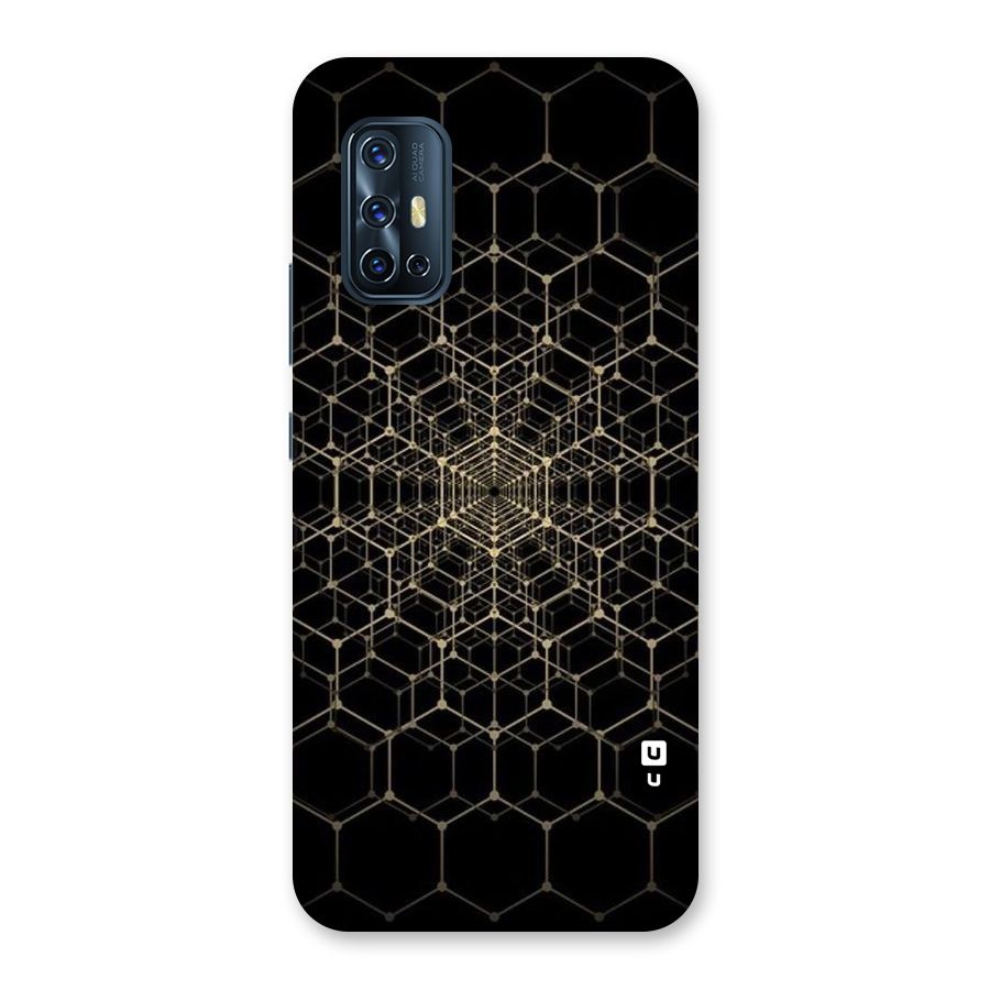 Gold Web Back Case for Vivo V17