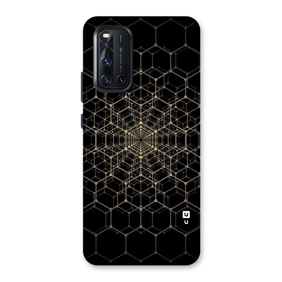 Gold Web Back Case for Vivo V19