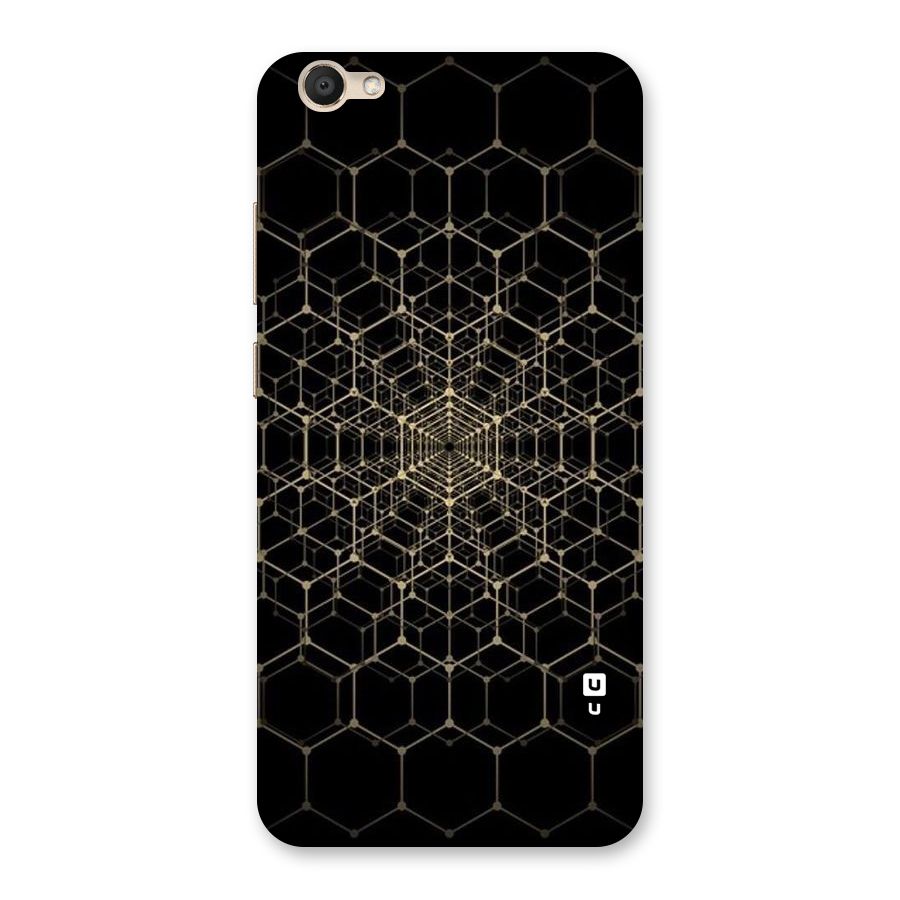 Gold Web Back Case for Vivo V5