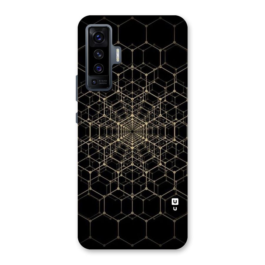 Gold Web Back Case for Vivo X50