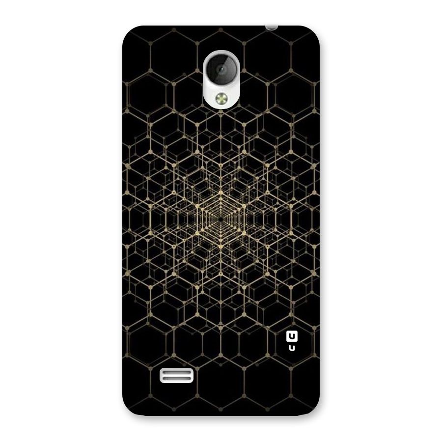 Gold Web Back Case for Vivo Y21