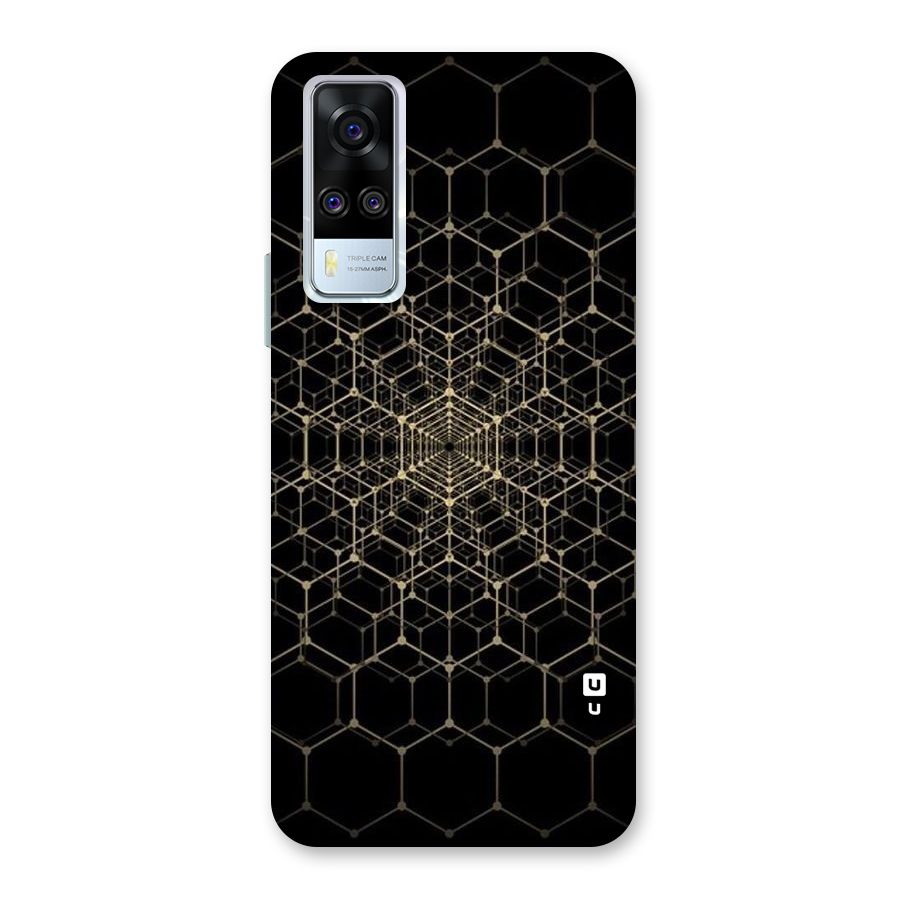 Gold Web Back Case for Vivo Y31