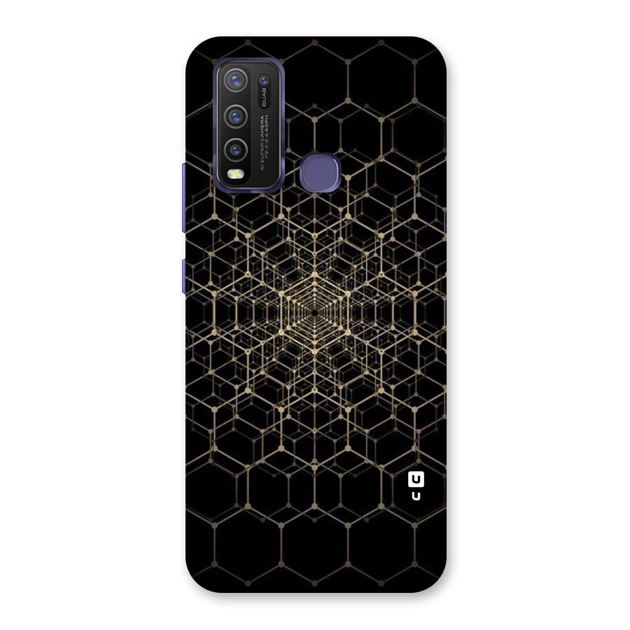 Gold Web Back Case for Vivo Y50