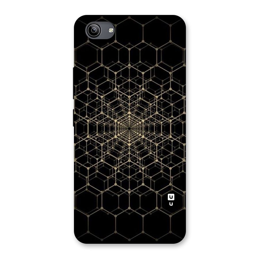 Gold Web Back Case for Vivo Y81i