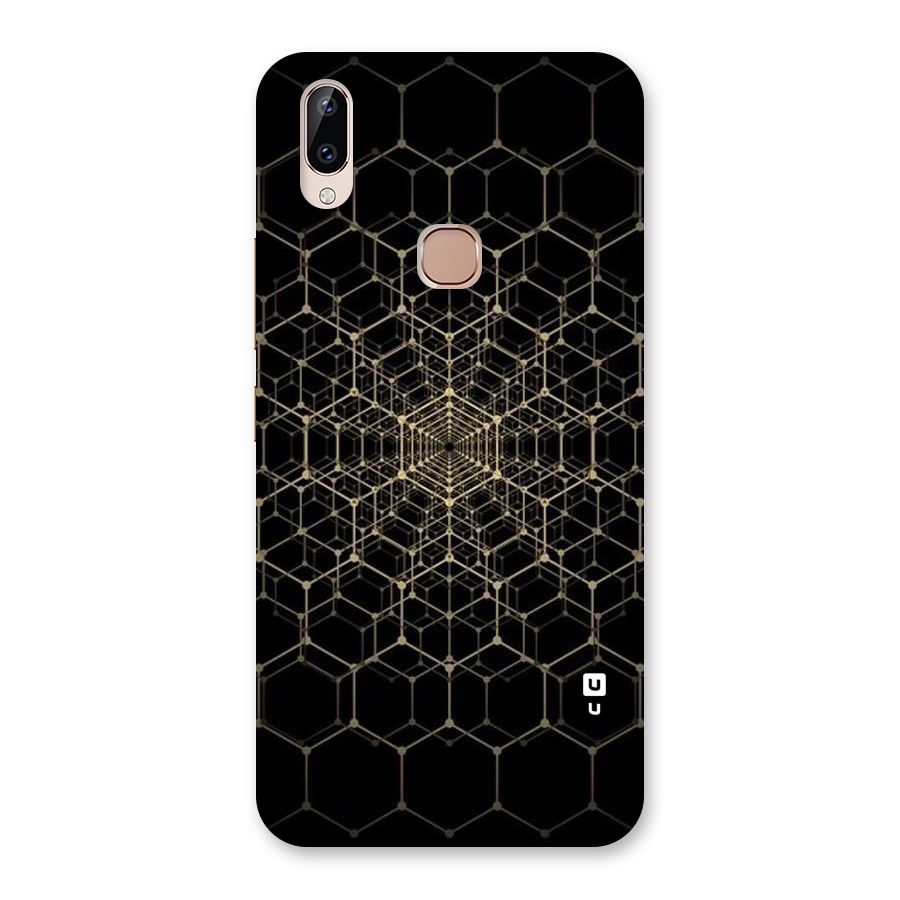 Gold Web Back Case for Vivo Y83 Pro