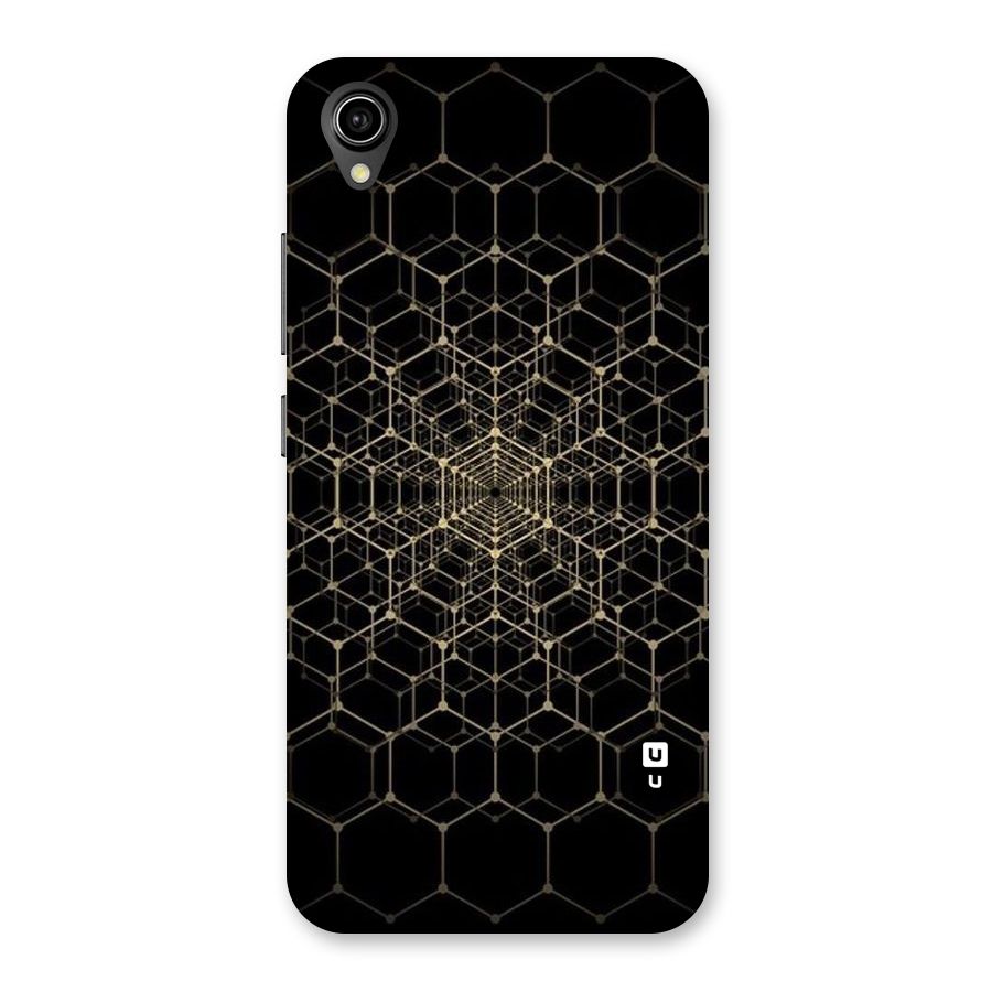 Gold Web Back Case for Vivo Y90