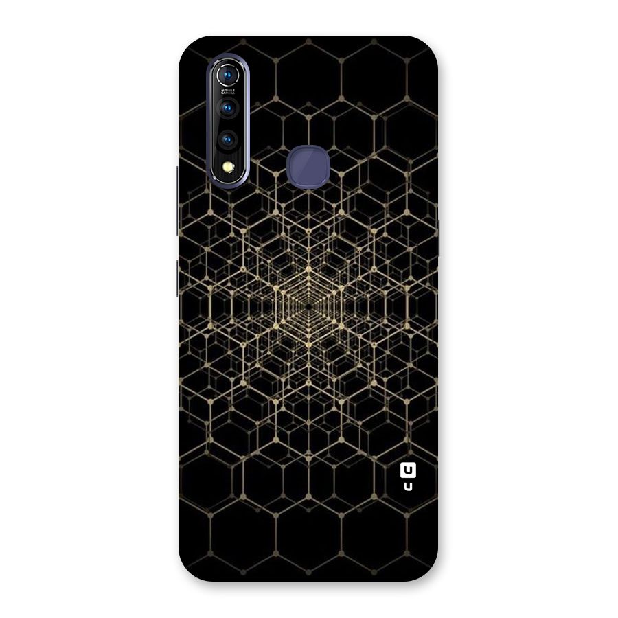 Gold Web Back Case for Vivo Z1 Pro