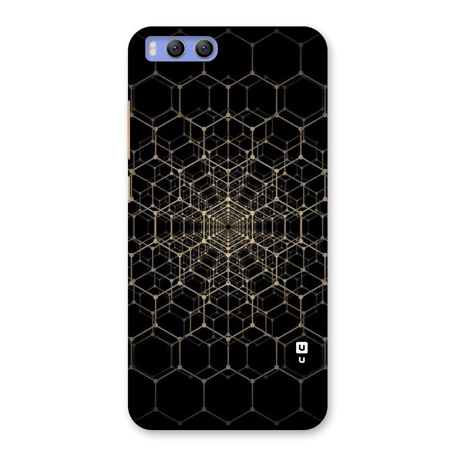 Gold Web Back Case for Xiaomi Mi 6
