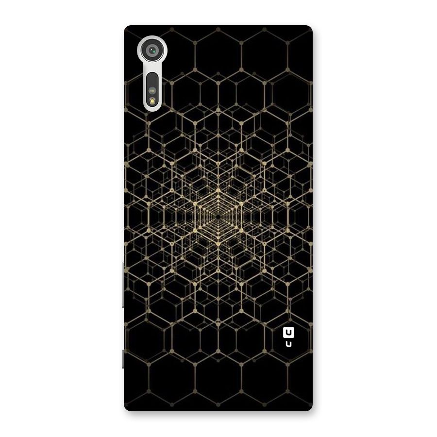 Gold Web Back Case for Xperia XZ