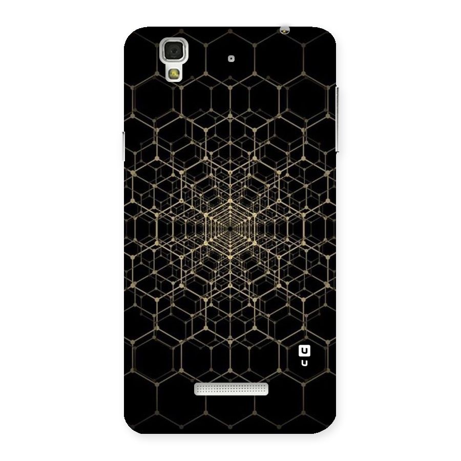 Gold Web Back Case for Yu Yureka