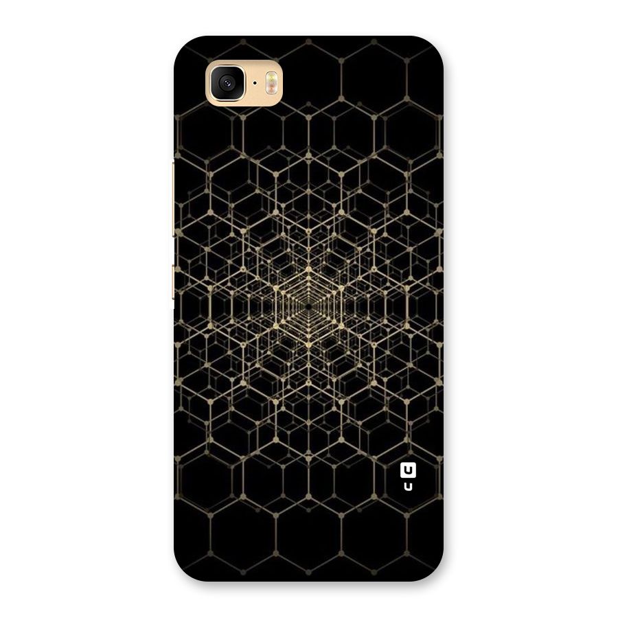 Gold Web Back Case for Zenfone 3s Max