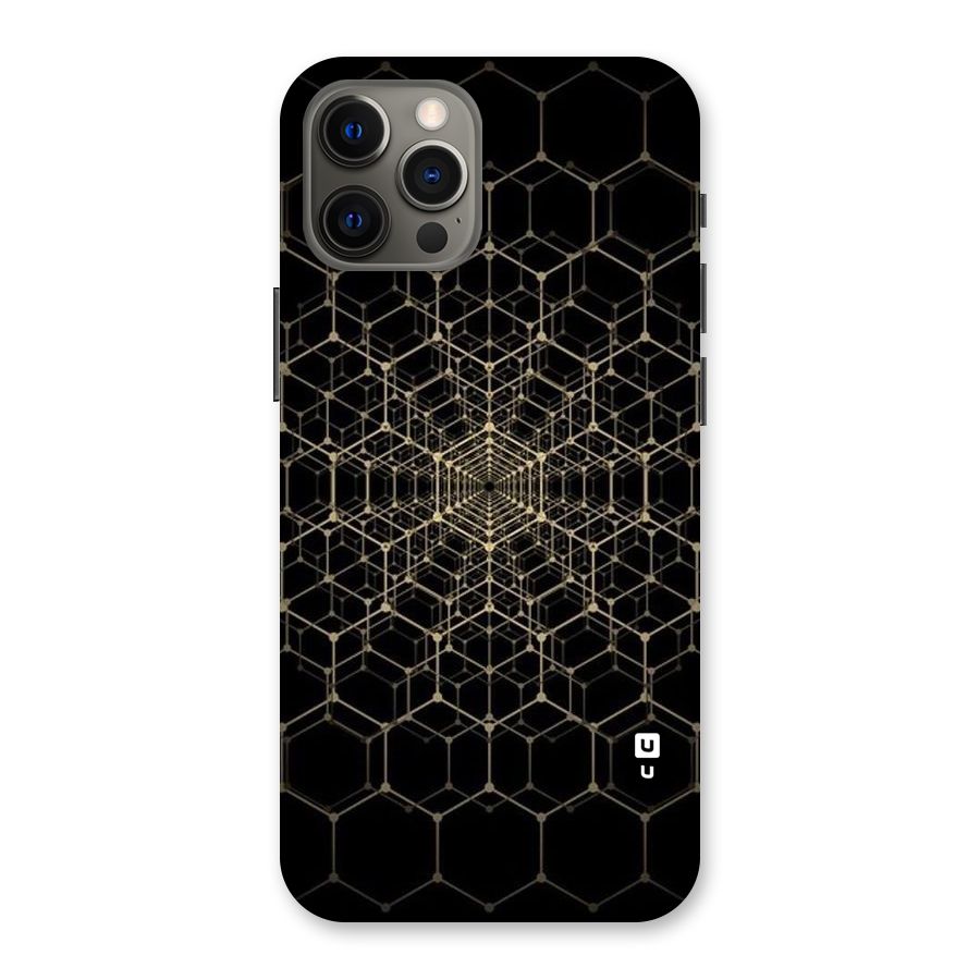 Gold Web Back Case for iPhone 12 Pro Max