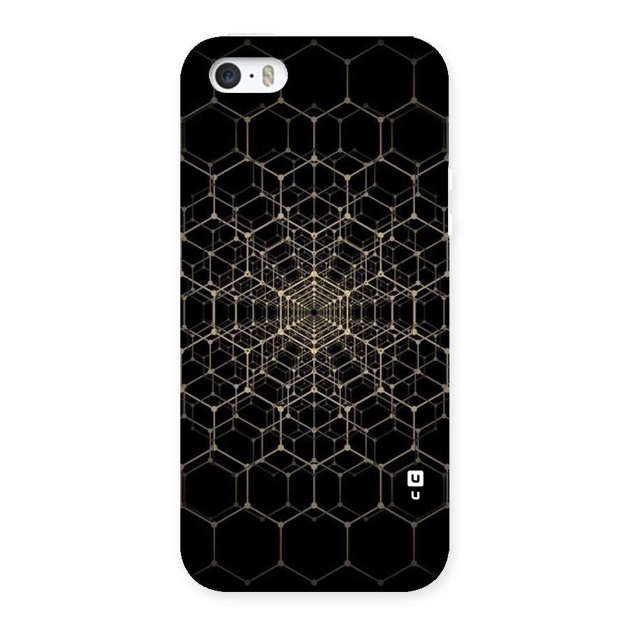 Gold Web Back Case for iPhone 5 5S