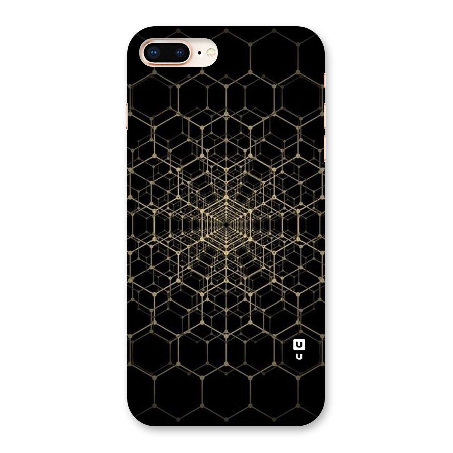 Gold Web Back Case for iPhone 8 Plus