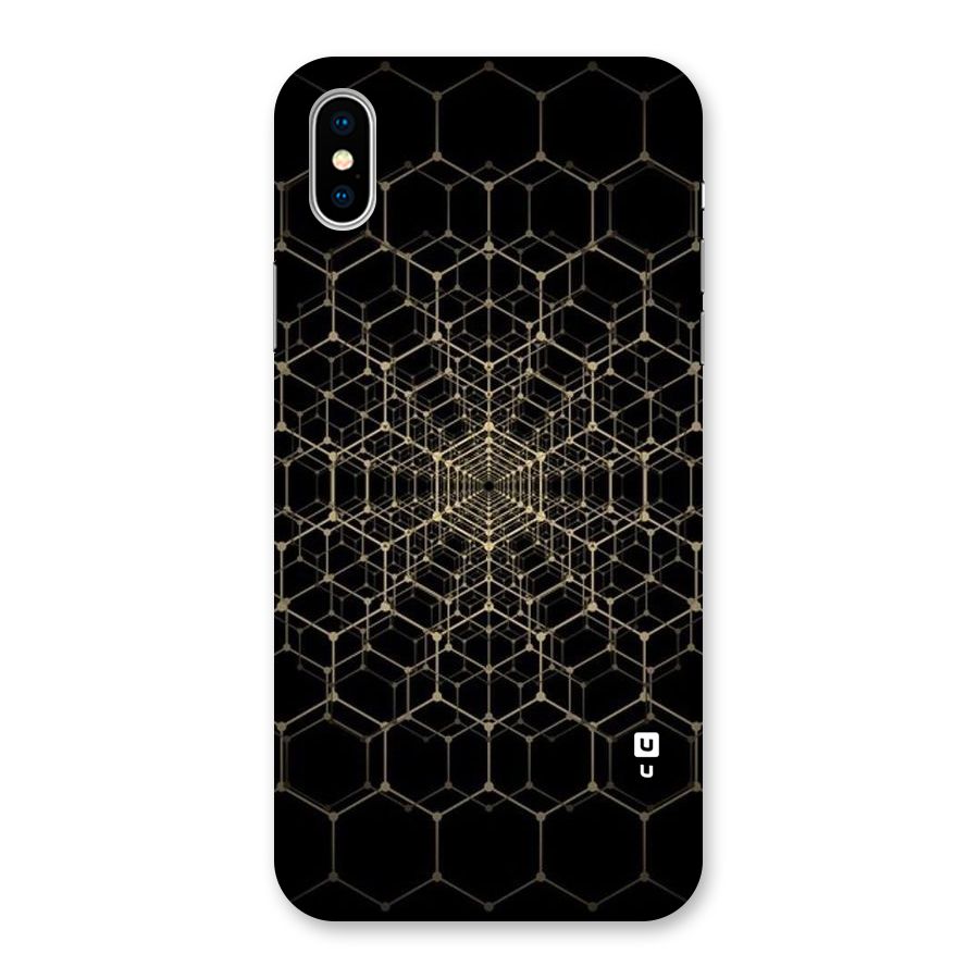 Gold Web Back Case for iPhone X