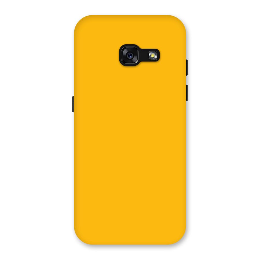 Gold Yellow Back Case for Galaxy A3 (2017)
