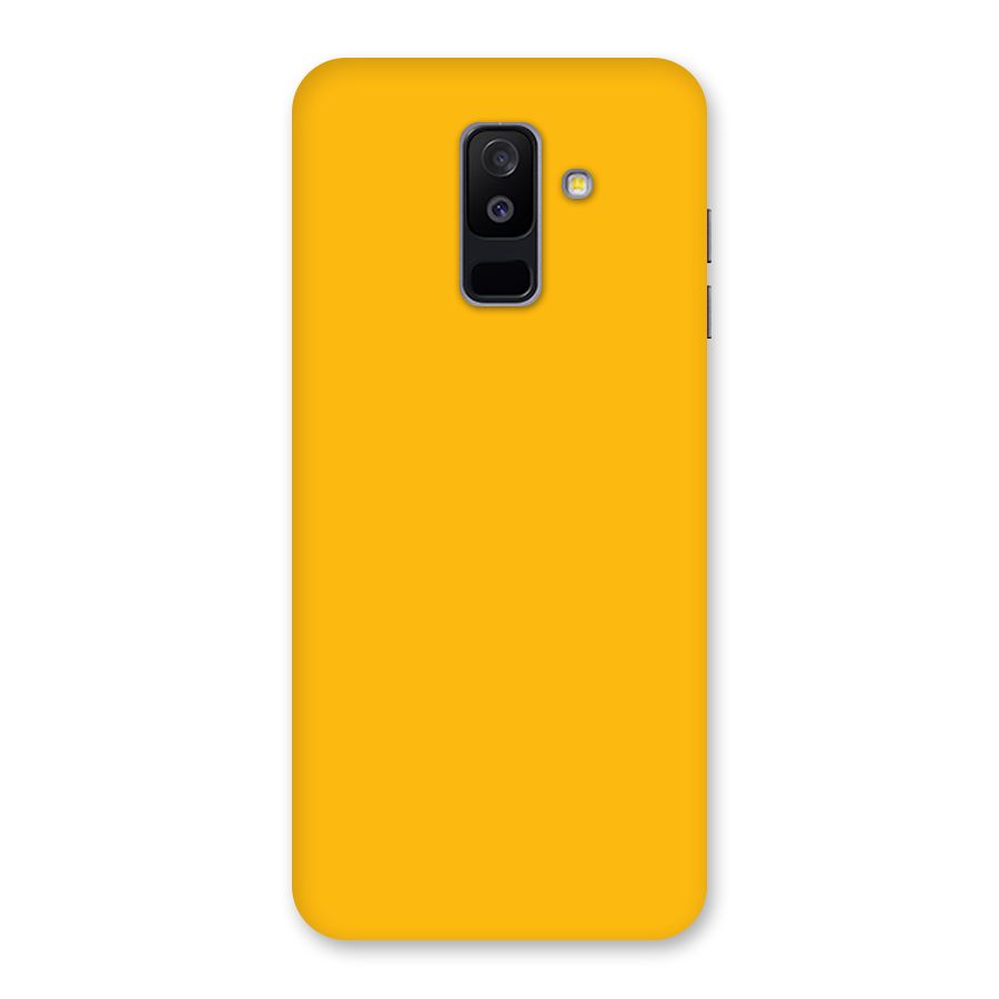 Gold Yellow Back Case for Galaxy A6 Plus