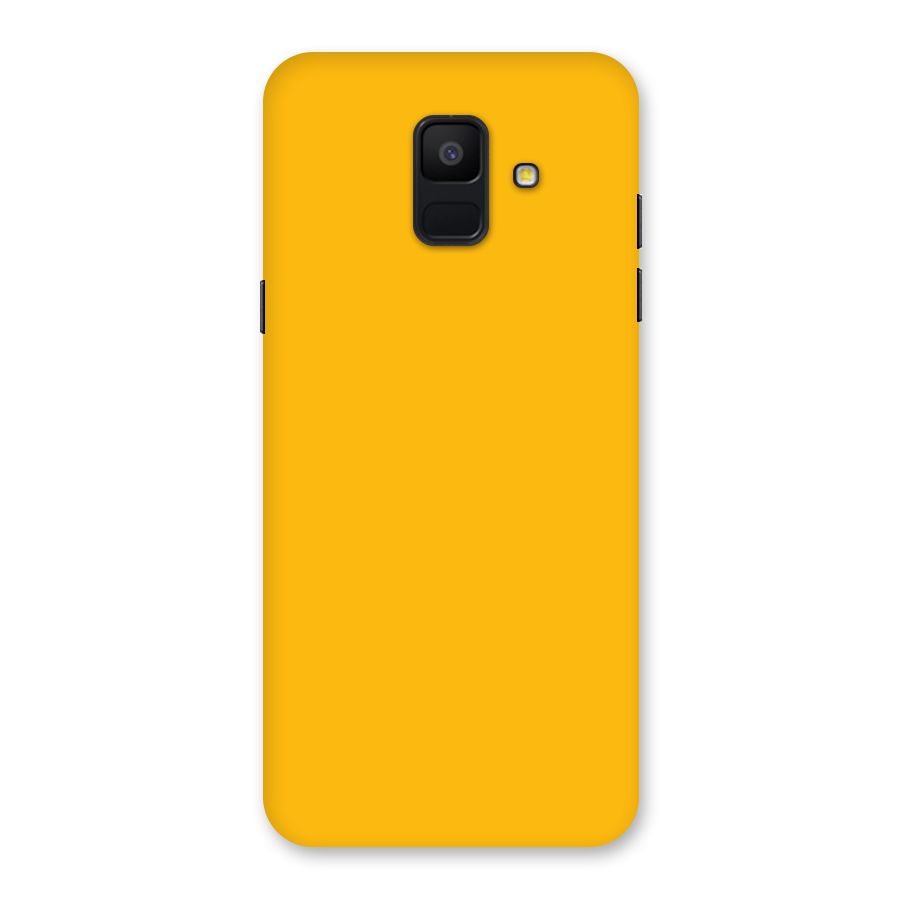 Gold Yellow Back Case for Galaxy A6 (2018)