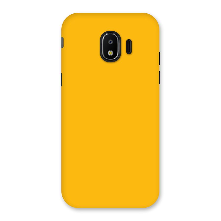 Gold Yellow Back Case for Galaxy J2 Pro 2018