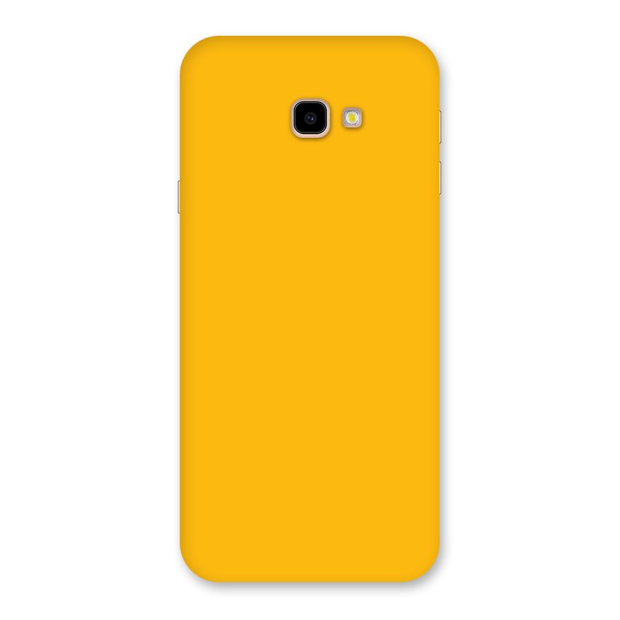 Gold Yellow Back Case for Galaxy J4 Plus