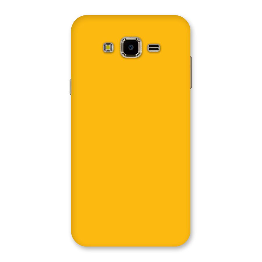 Gold Yellow Back Case for Galaxy J7 Nxt