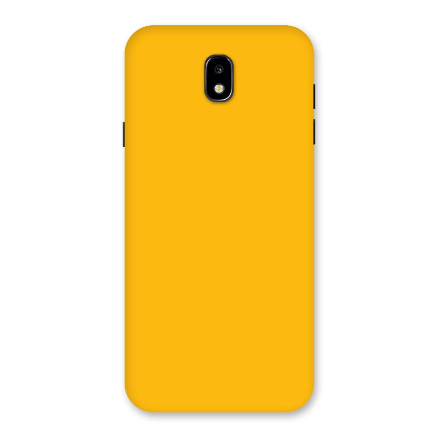 Gold Yellow Back Case for Galaxy J7 Pro