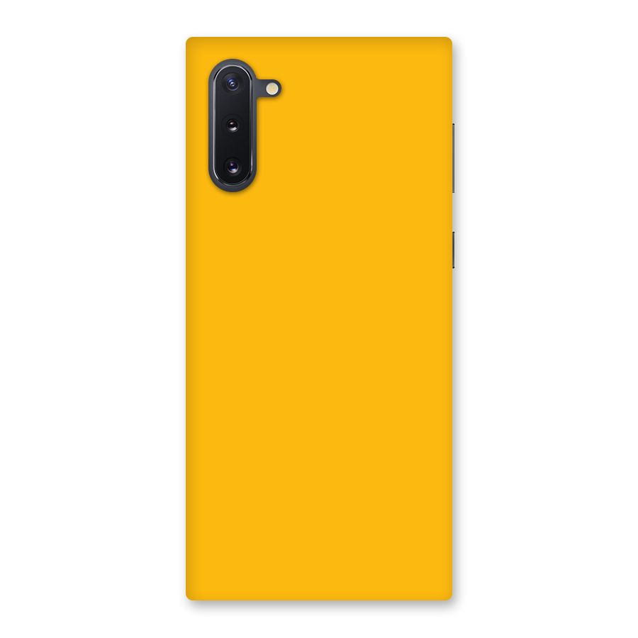 Gold Yellow Back Case for Galaxy Note 10