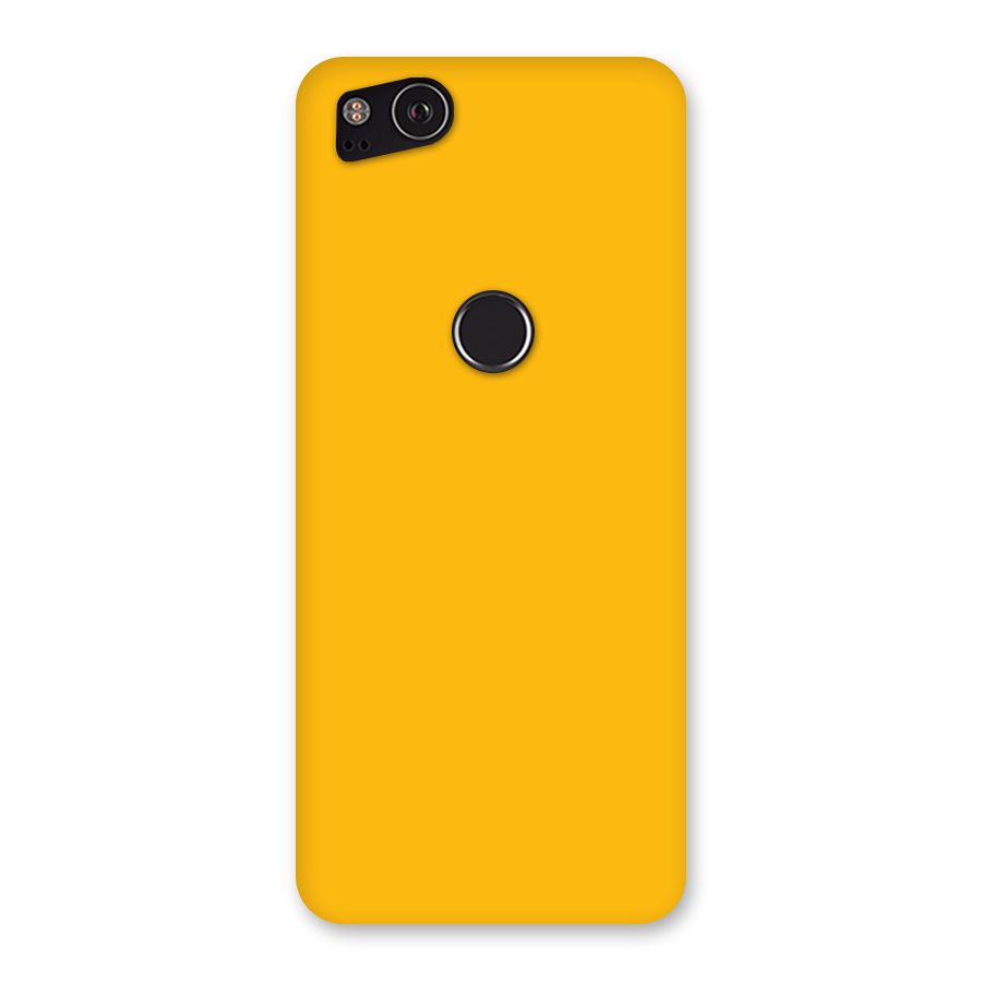 Gold Yellow Back Case for Google Pixel 2