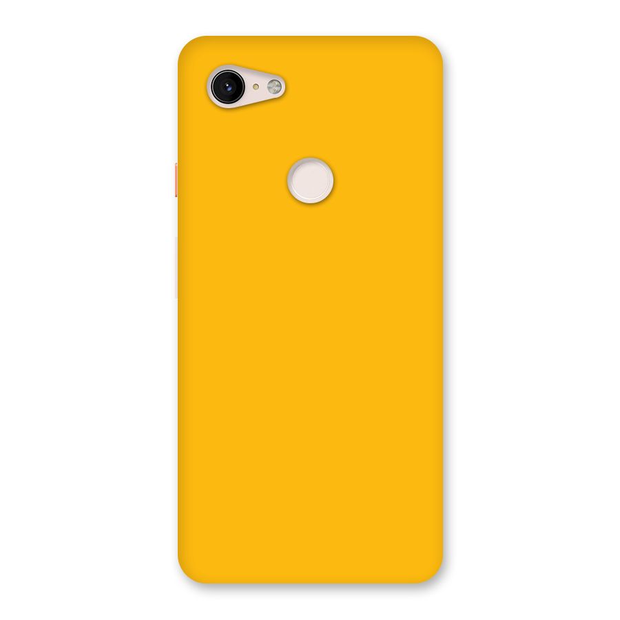 Gold Yellow Back Case for Google Pixel 3 XL