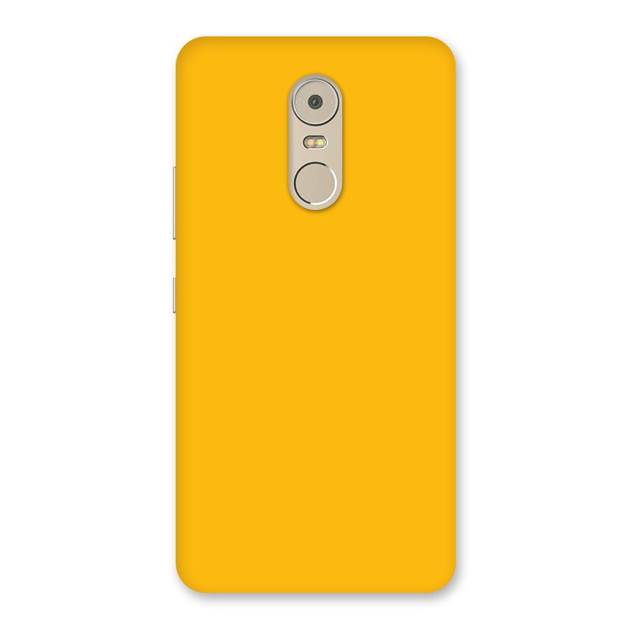 Gold Yellow Back Case for Lenovo K6 Note