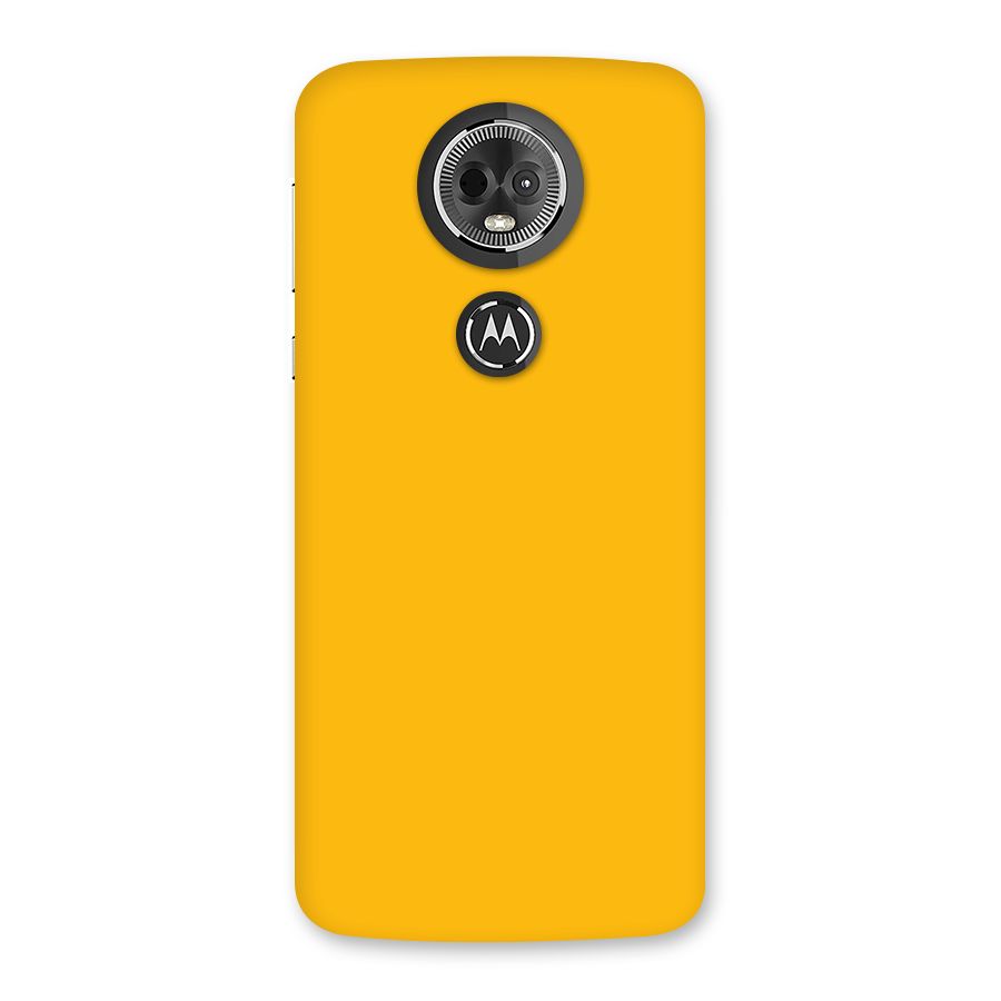 Gold Yellow Back Case for Moto E5 Plus