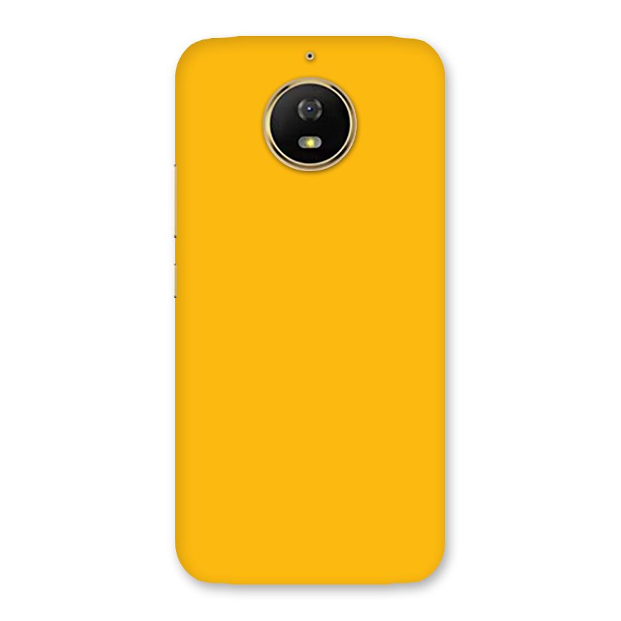 Gold Yellow Back Case for Moto G5s