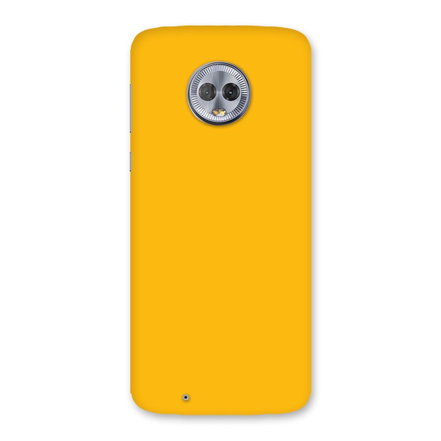 Gold Yellow Back Case for Moto G6