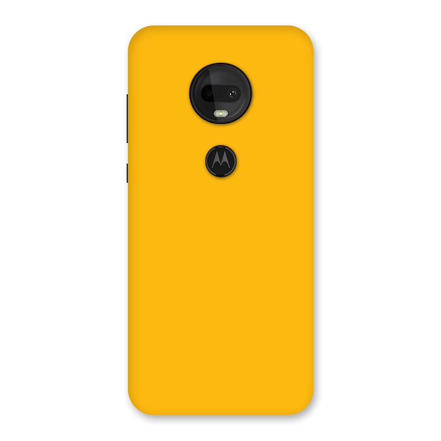 Gold Yellow Back Case for Moto G7