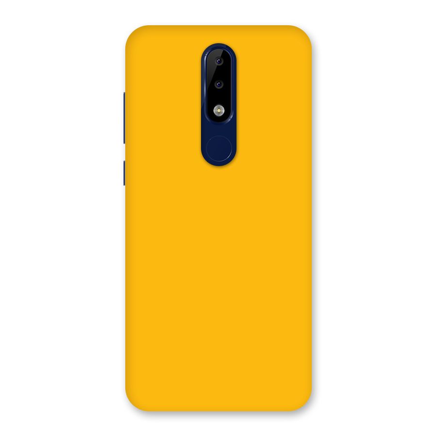 Gold Yellow Back Case for Nokia 5.1 Plus