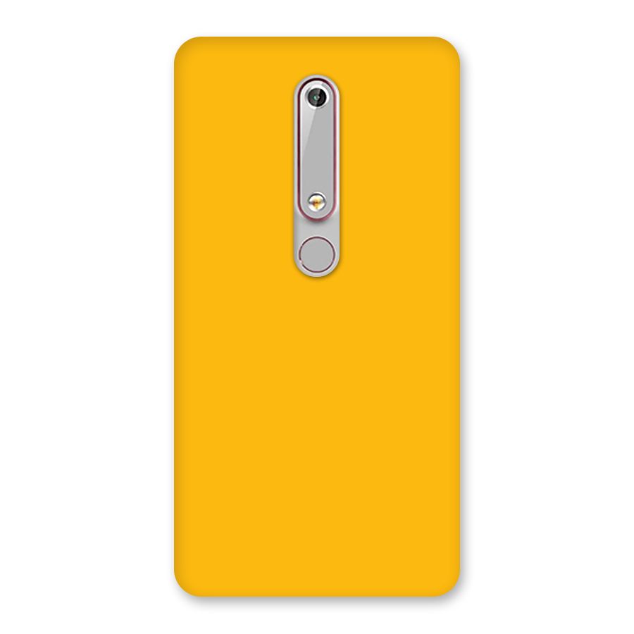 Gold Yellow Back Case for Nokia 6.1