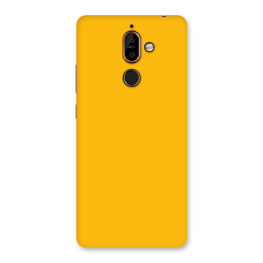 Gold Yellow Back Case for Nokia 7 Plus