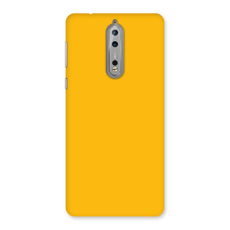 Gold Yellow Back Case for Nokia 8