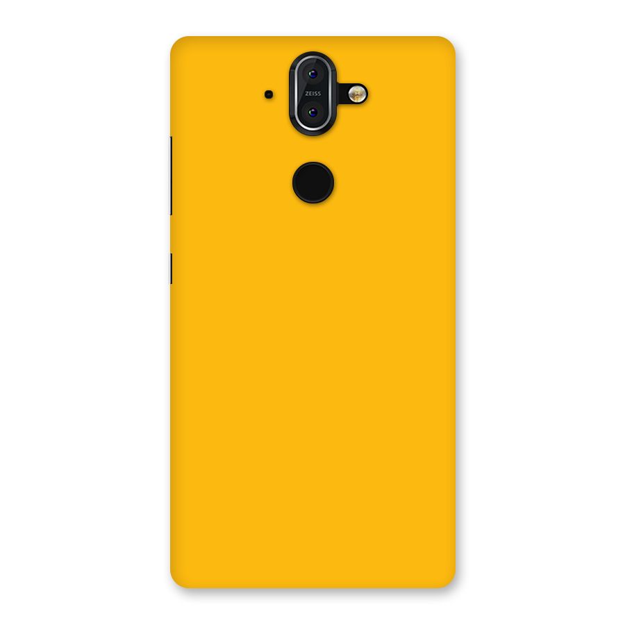 Gold Yellow Back Case for Nokia 8 Sirocco