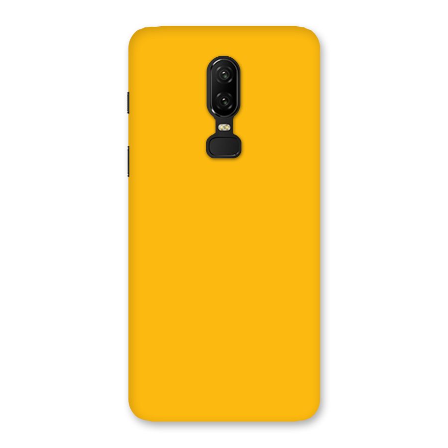 Gold Yellow Back Case for OnePlus 6