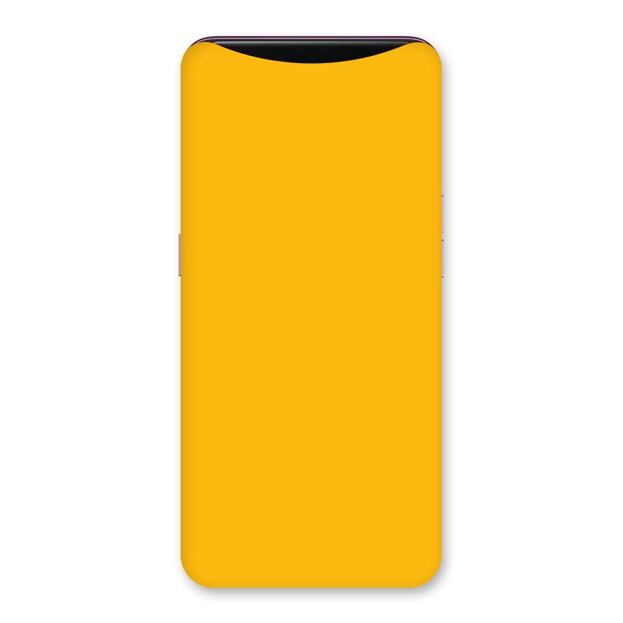 Gold Yellow Back Case for Oppo Find X