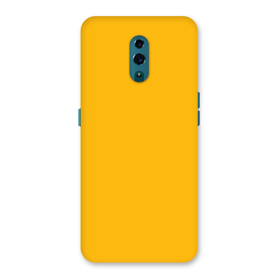 Gold Yellow Back Case for Oppo Reno