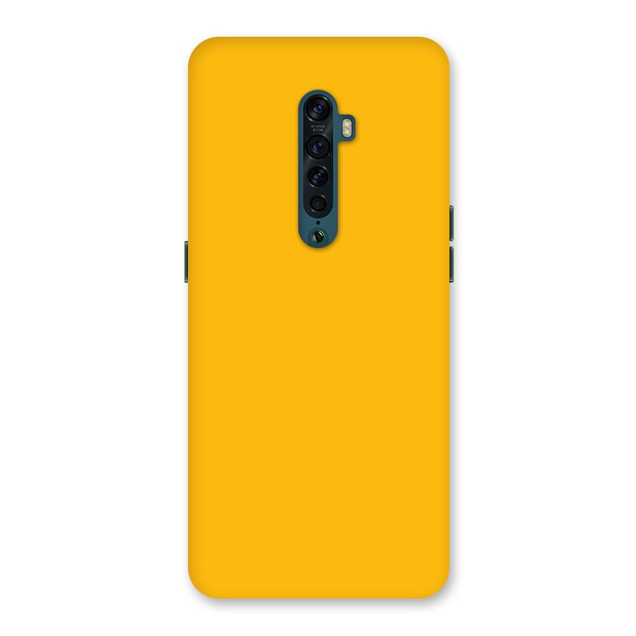 Gold Yellow Back Case for Oppo Reno2