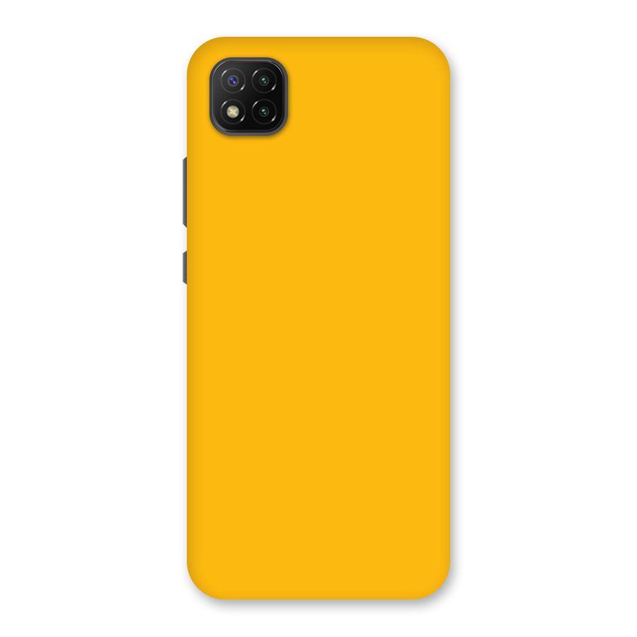 Gold Yellow Back Case for Poco C3