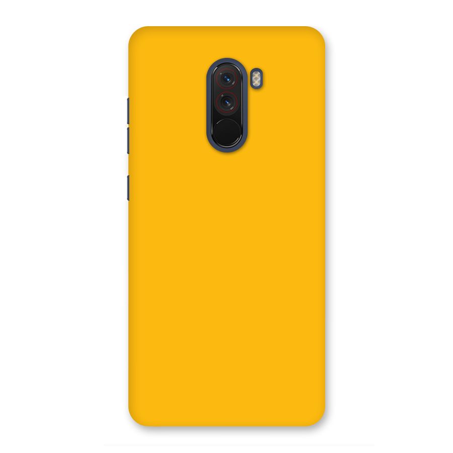 Gold Yellow Back Case for Poco F1