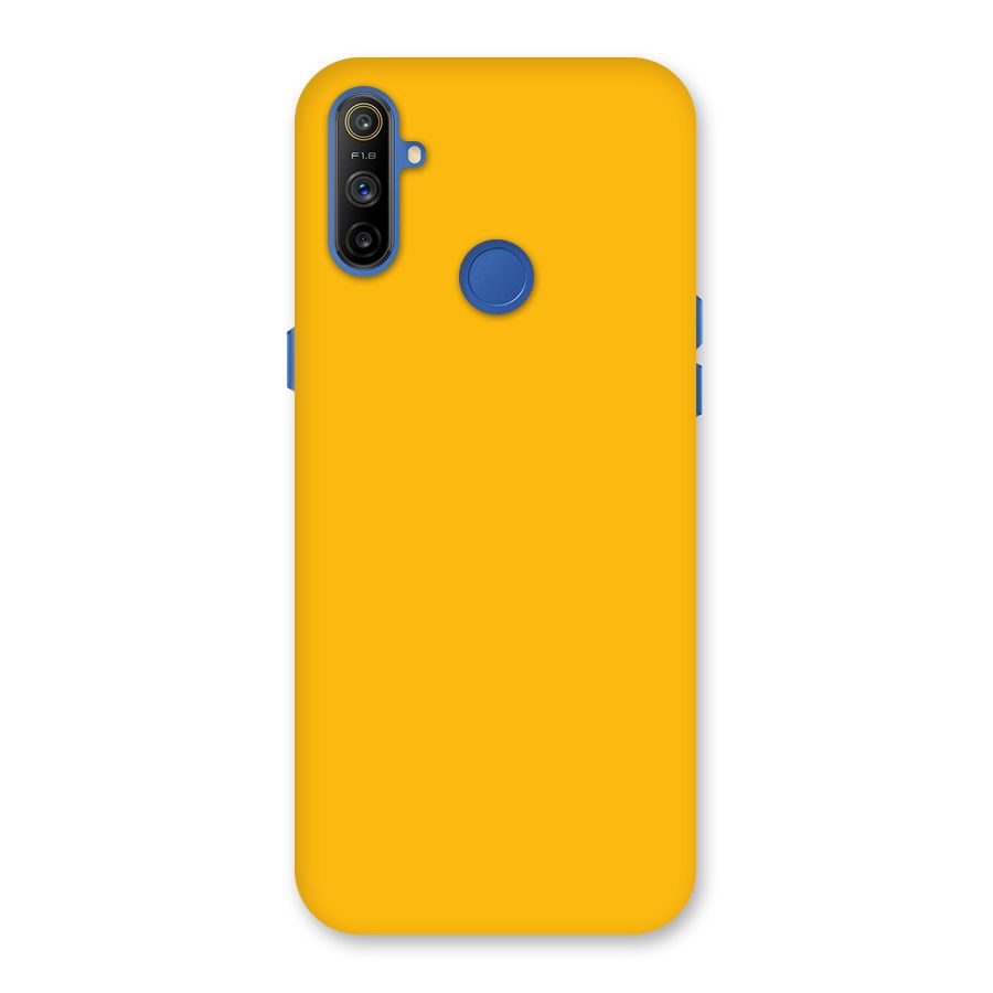 Gold Yellow Back Case for Realme Narzo 10A